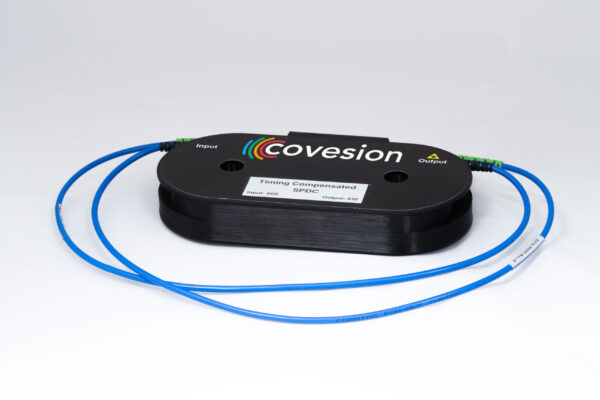 Covesion fiber coupled device in a protective black housing